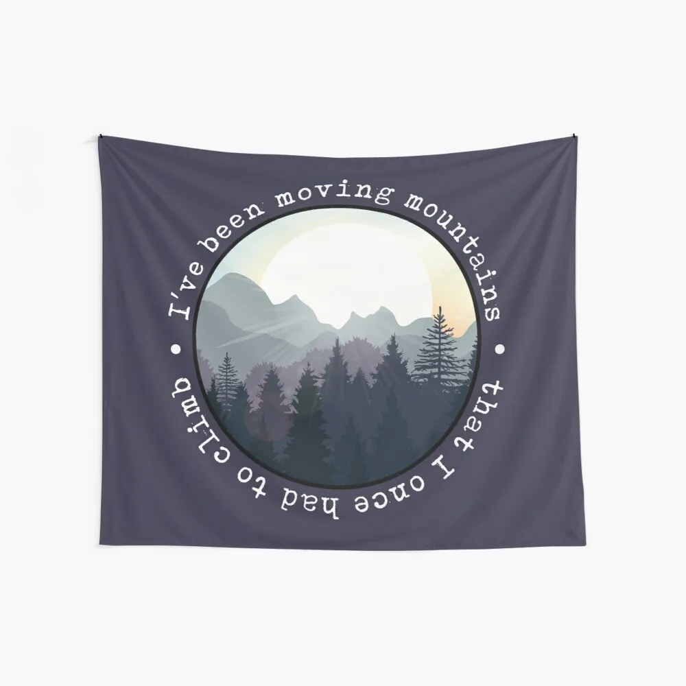 

I'Ve Been Moving Mountains Room Decor Dorm Room Essentials Fabric Decoration Home Country Party Tapestries