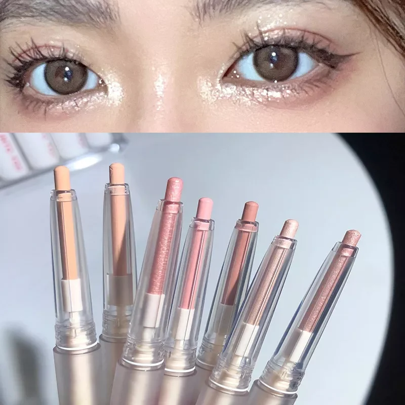 

NEW2023 Diamond Eyes Pencil Shiny Glitter Eyeshadow Pen Eyeliner Pearlescent Matte Highlight Pen Brighten Silkworm Makeup Tool C