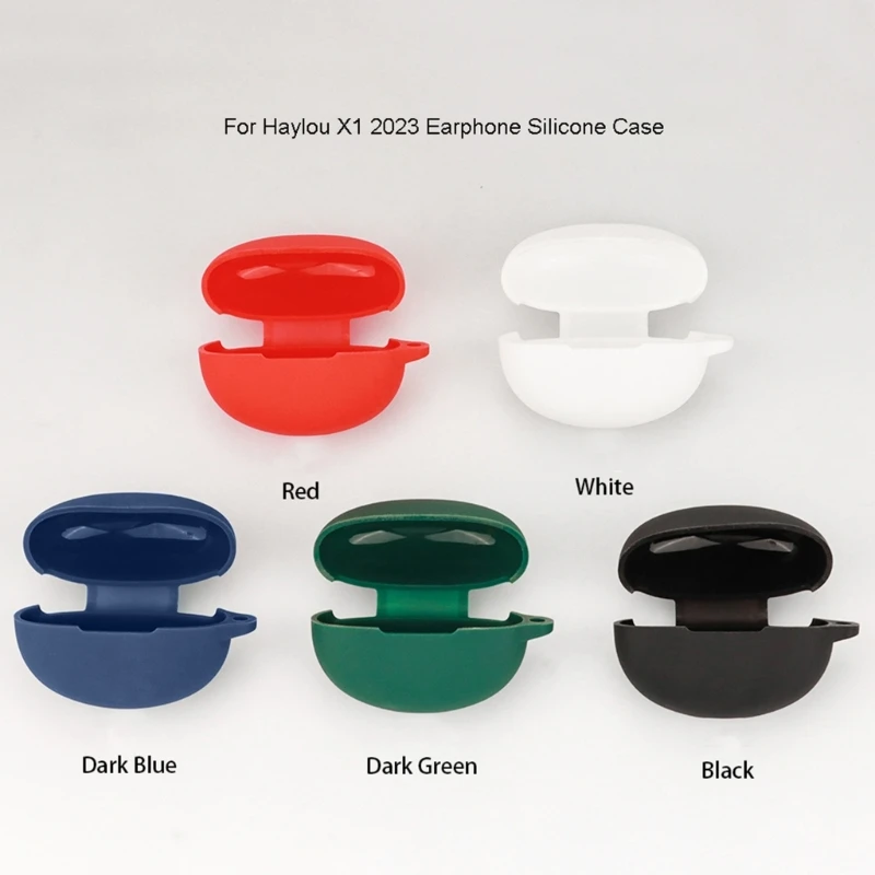 

Earphone Protective Cover For Haylou X1 2023 Housing Bluetoothcompatible Headset Silicone Case Shockproof Protector