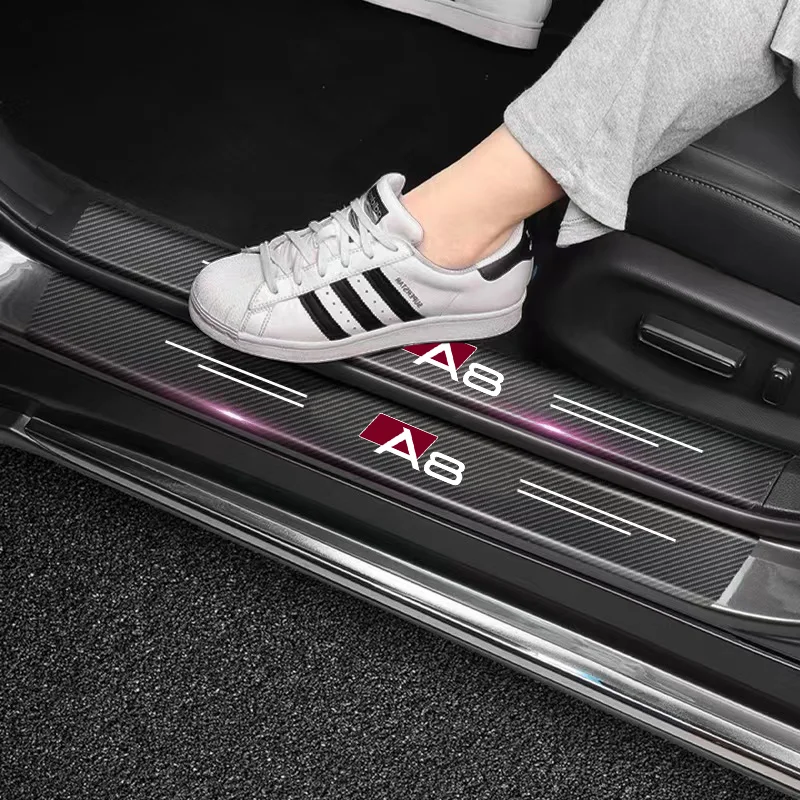

Для Audi A8 2009 2010 2011 2012 2013 2014 2019-2020 2021 2022 углеродное волокно автомобильные пороги фотообои автомобильные наклейки Стайлинг