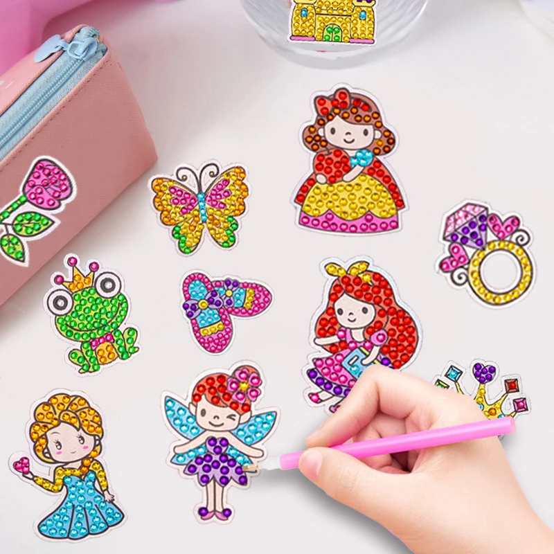 

Kids Big Gem Diamond Painting Kit Create DIY Arts Crafts Girls Boys Magical 5D Diamond Painting by Numbers Toys Gift