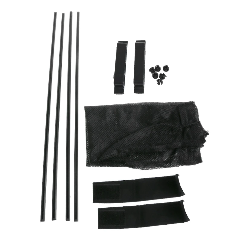 

Universal Black Mesh Interlock VIP Car Window Curtain Sunshade Visor UV Block