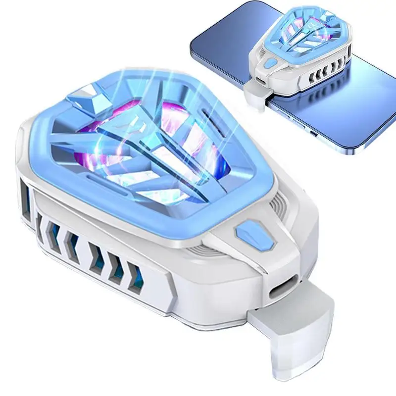 

Мобильный телефон портативный креативный кулер, охлаждающий вентилятор с задней клипсой, охлаждающий вентилятор, универсальный полупроводниковый охладитель для телефона для прямой трансляции