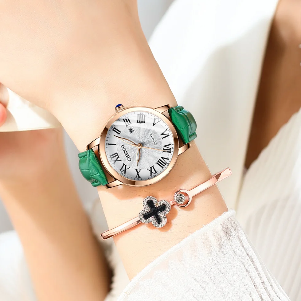 CHENXI New Women Watch Top Luxury Brand Fashion Casual Ladies Watches Leather Quartz Waterproof Wristwatches Relogio Feminino enlarge