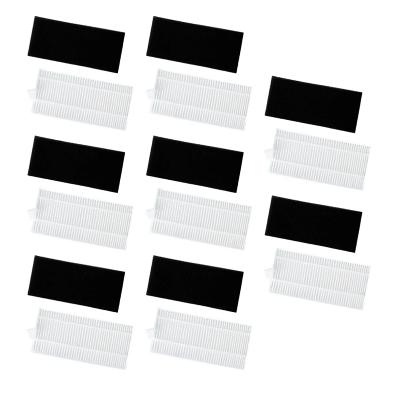 8 шт. комплекты фильтров Hepa для Xiebro HR1010 подметальный робот-пылесос запасные части