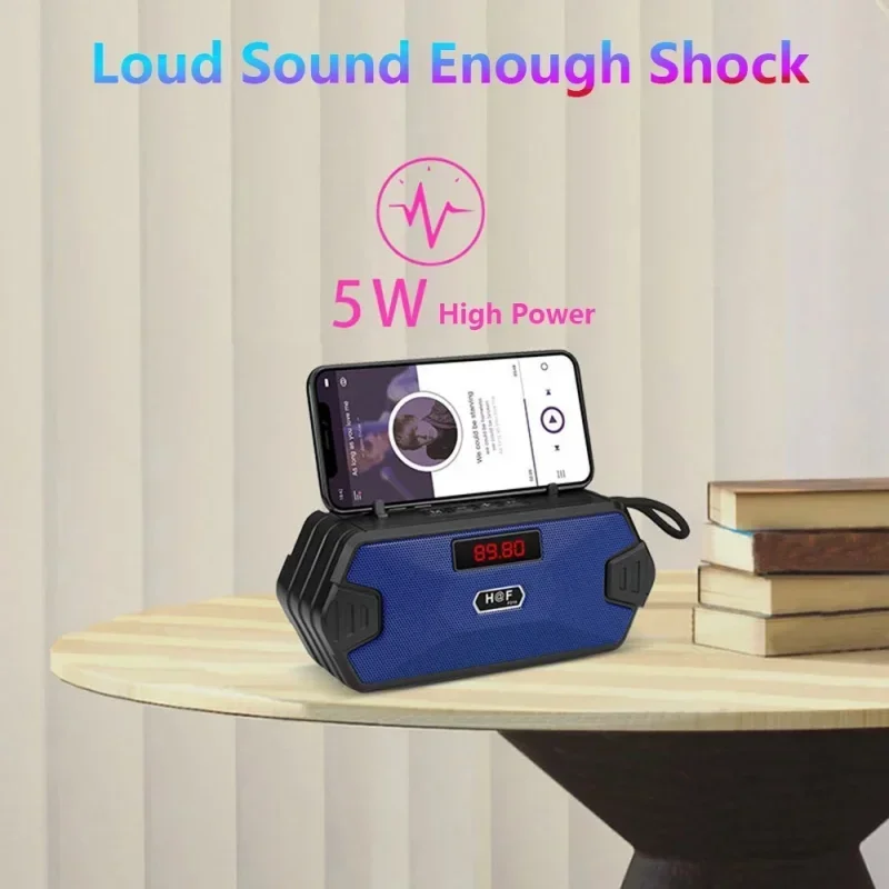 Портативная беспроводная Bluetooth-совместимая колонка басовая уличные USB-колонки с