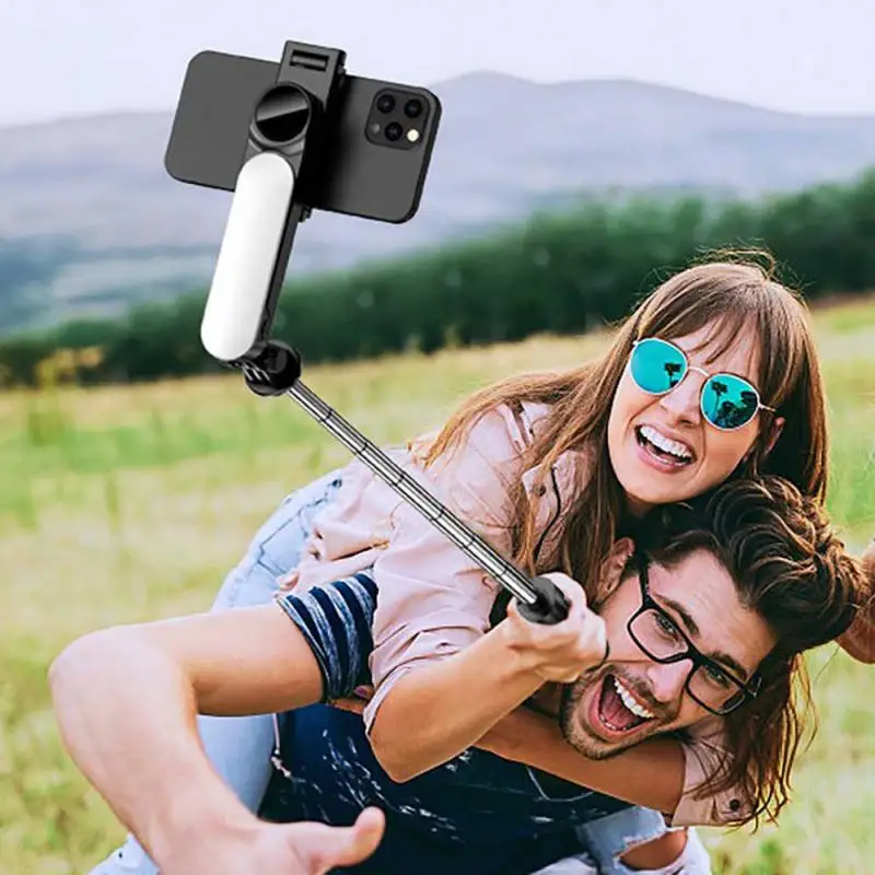 

Multi-functional Selfie Stick Lengthened Beauty Light Expandable Wireless Tripod For Iphone Android Phone Universal