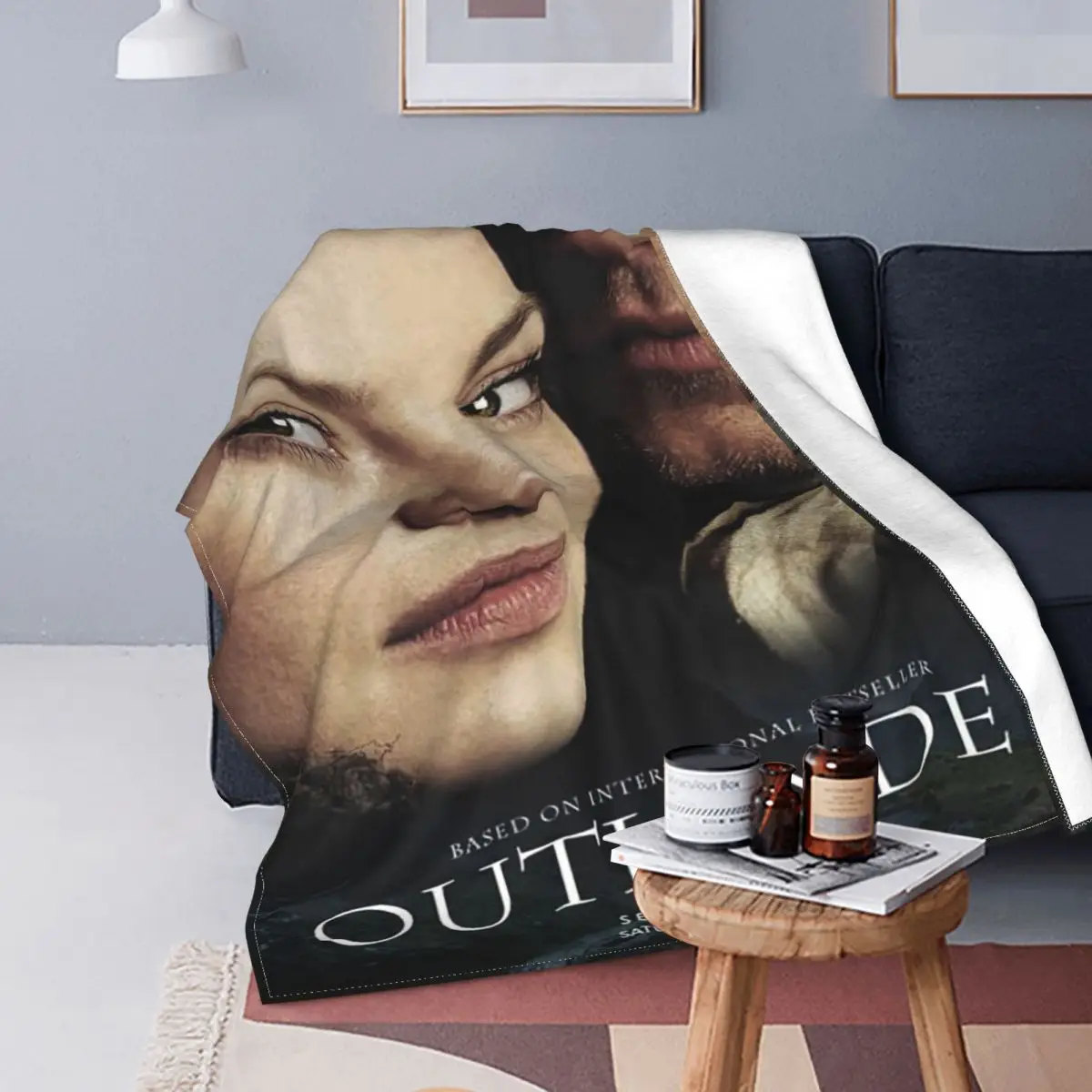 

Outlander Blankets Flannel Spring Autumn War and Love for Kids Adult Gift Throw Blanket for Bed Office Plush Thin Quilt