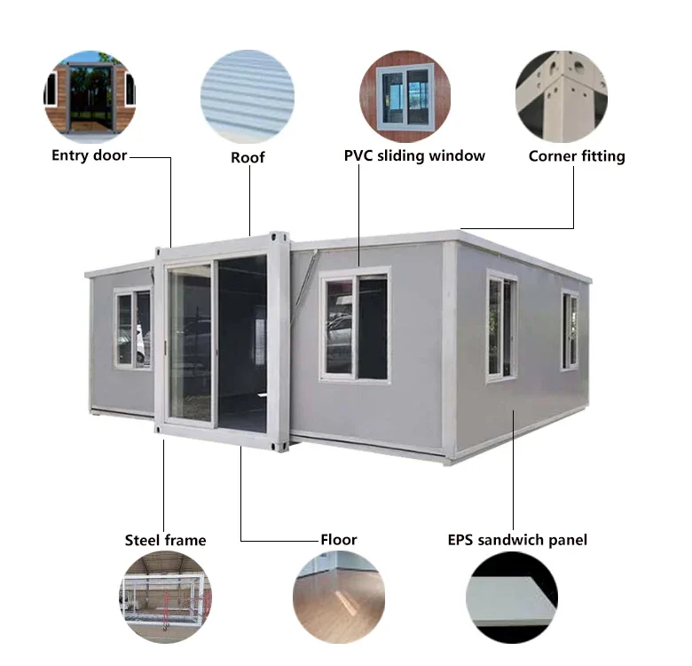 Сделано в Китае Стандартный сборный расширяемый складной контейнер для доставки