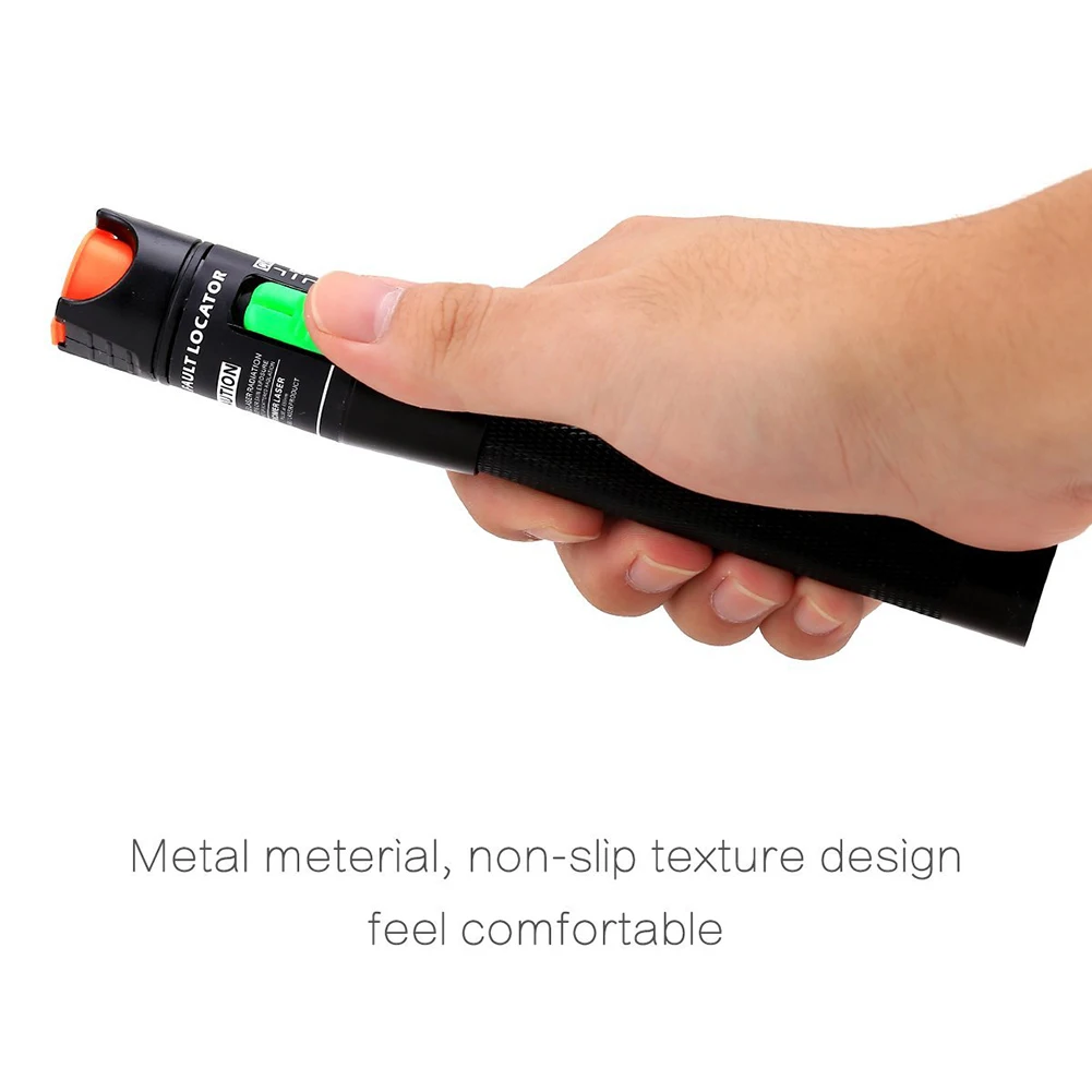 

Fiber Optic Cable Tester Red Light Source Visual Fault Locator-Pen Type 30mW 30km for Network Telecommunications