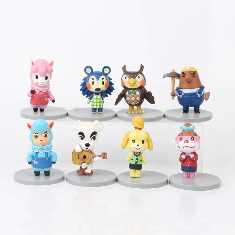 

Animal Crossing Toy Figures Cyrus Reese Isabelle Kk PVC Model Toys Figure Desktop Furnishing Articles Anime Figure Toys Hobbies