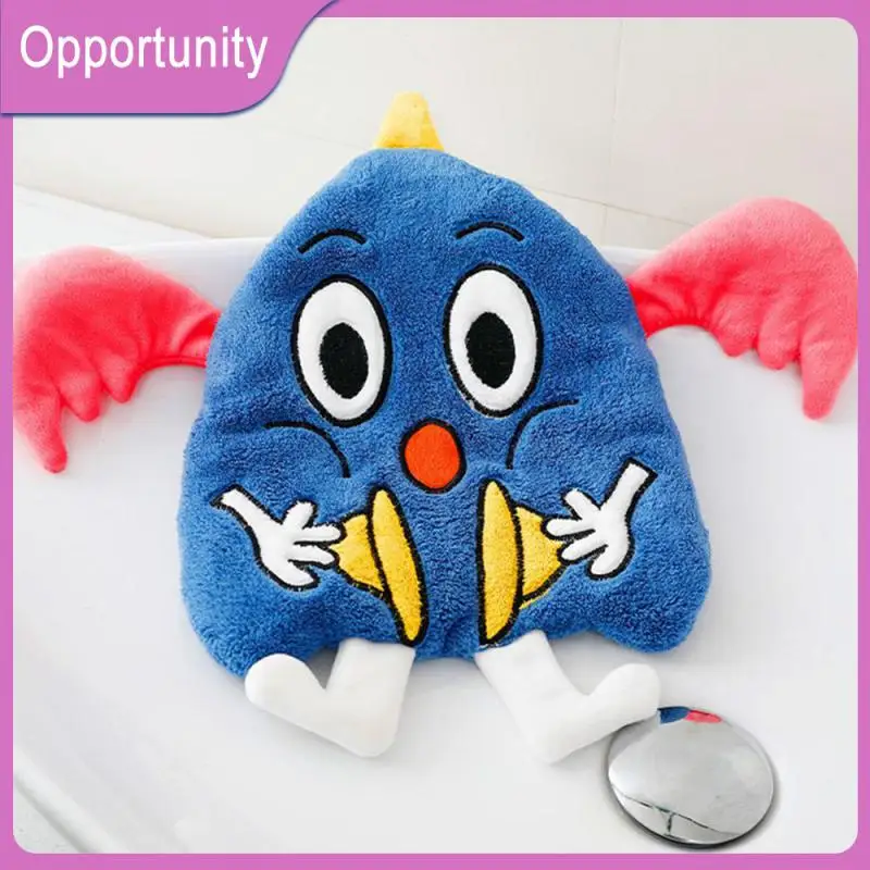 

Soft Washing Rag Hanging Non-oil-stick Wash Hand Towel Cartoon Absorbent Cleaning Cloths Thickened Hand Towel Erasable Cute