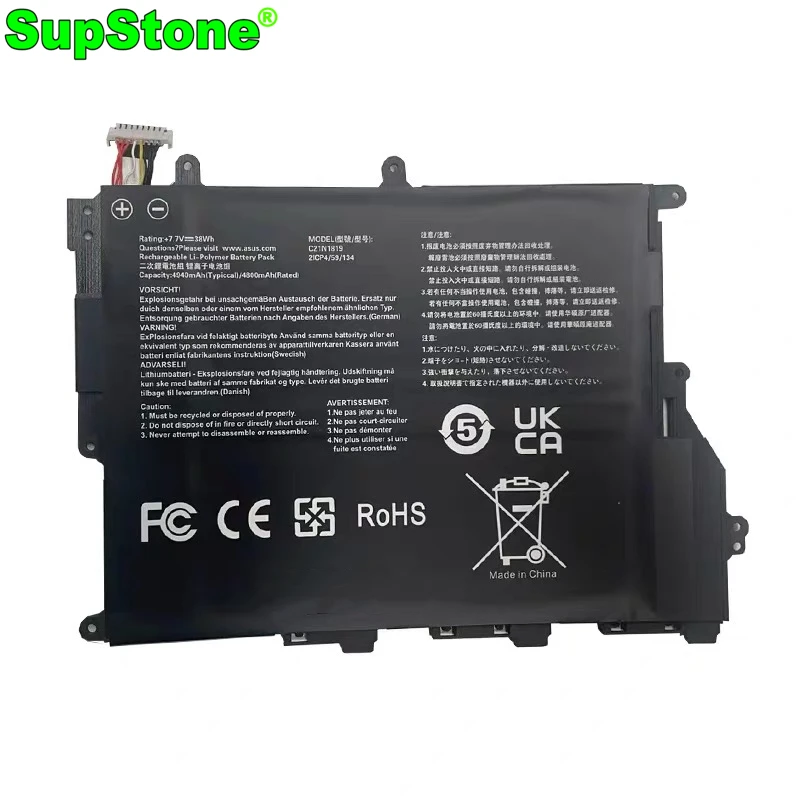 SupStone Новый аккумулятор для ноутбука C21N1819 Asus VivoBook 14 X420UA A420UA F420UA X420FA Y406F Y406U R459UA