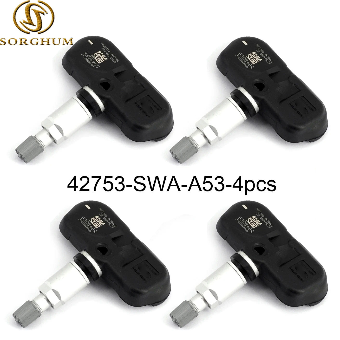 4 шт. 42753-SWA-A53 Автомобильный датчик давления в шинах TPMS 315 МГц для Honda Accord CRV Fit 42753SWAA53