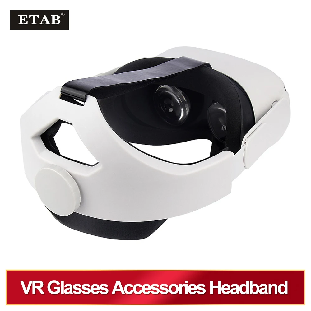 

For Oculus Quest 2 Head Strap Adjustable Headset Accessories Mount Face Padding VR Stand Helmet Detachable