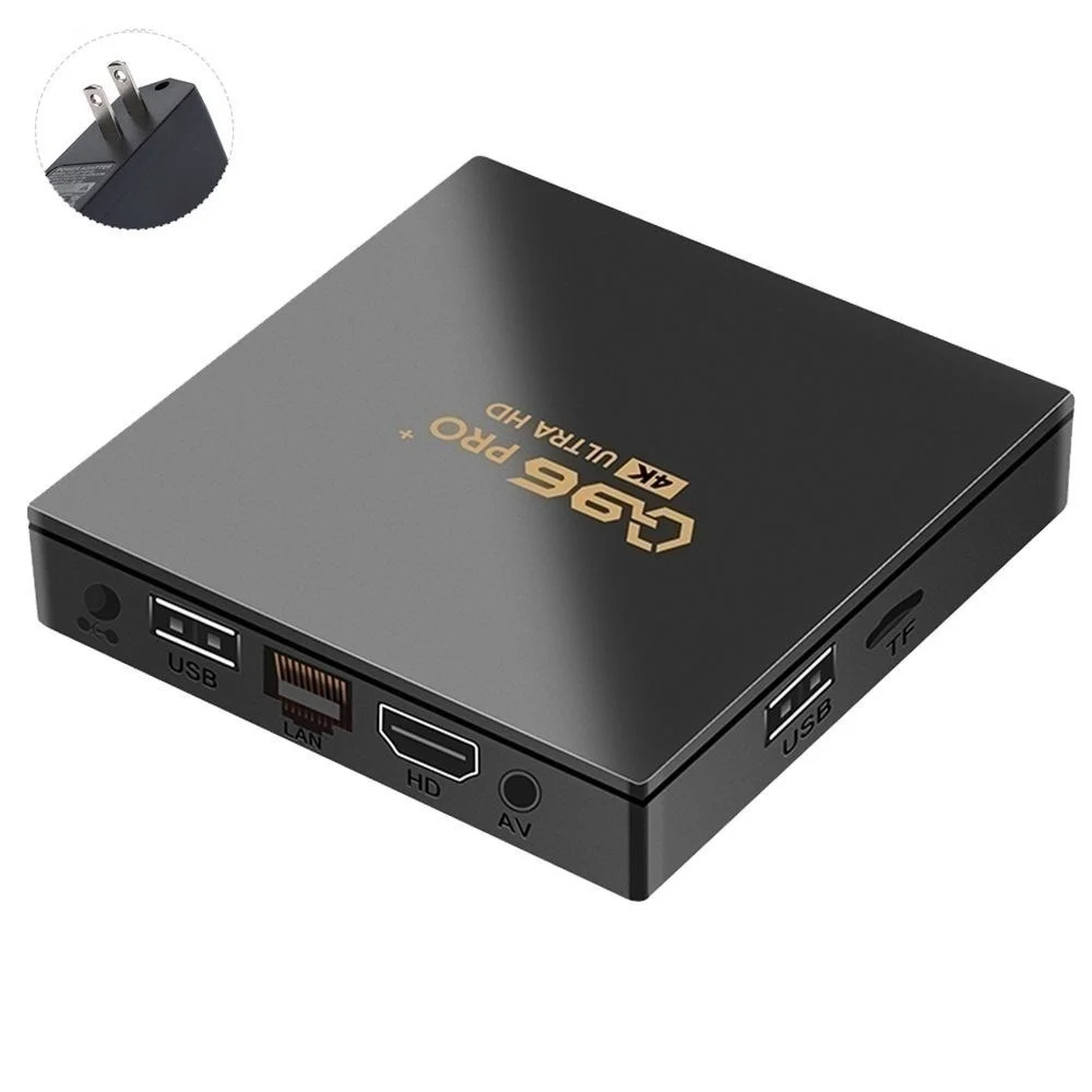 

2022 New Q96 Pro+ TV Box 8GB+128GB Quad Core Set Top Box Allwinner H313 4K H.265 2.4G WIFI Media Player Smart Home Theater Best