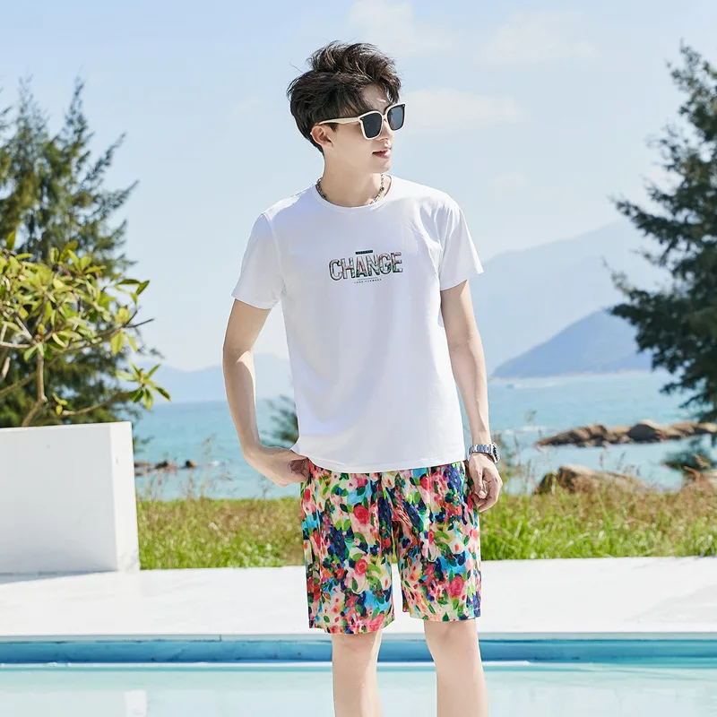 Пляжная одежда для семьи комплект рубашек отпуска длинное синее платье матери и