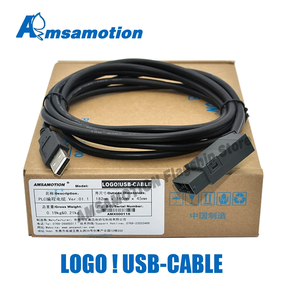 

USB-LOGO Programming Isolated Cable For Siemens Series PLC LOGO! USB-Cable RS232 Cable 6ED1057-1AA01-0BA0 1MD08 1HB08 0BA5 0BA6