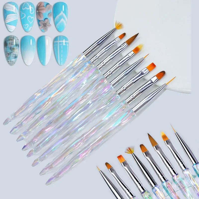 

8 шт./набор, ручки для рисования ногтей