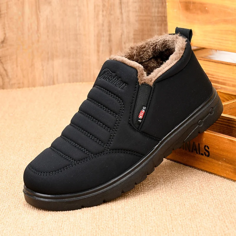 

Men's Boots New Men Snow Boots Waterproof Non-Slip Shoes For Men Casual Fashion Ankle Boots Male Winter Walking Unisex Shoe