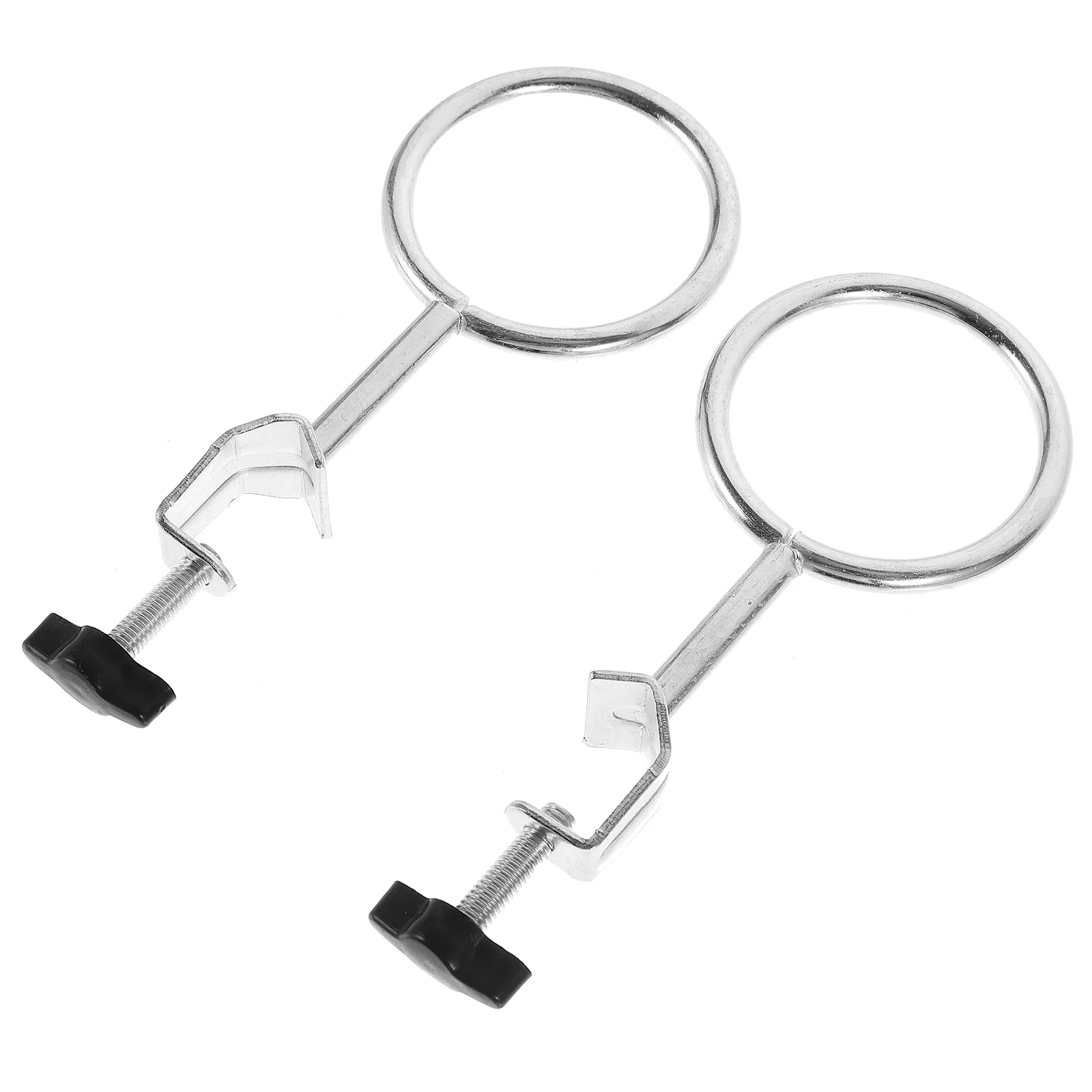 

2pcs Support Retort Ring Support Ring Christmas Table Decoration Gifts for Laboratory Experiment Physics Sturdy Resistant