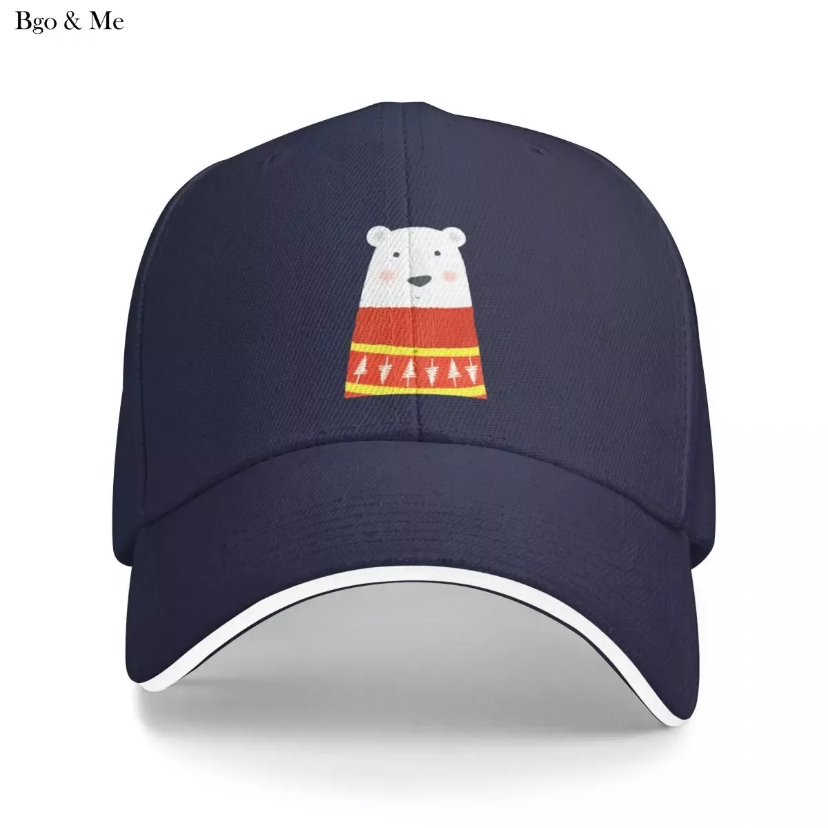 

2023 New Polar Bear With Sweater Baseball Cap Hat Man Luxury Fishing Caps Men Caps Women's