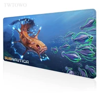 subnautica mouse pad gamer xl hd large computer mousepad xxl keyboard pad office anti slip natural rubber computer table mat