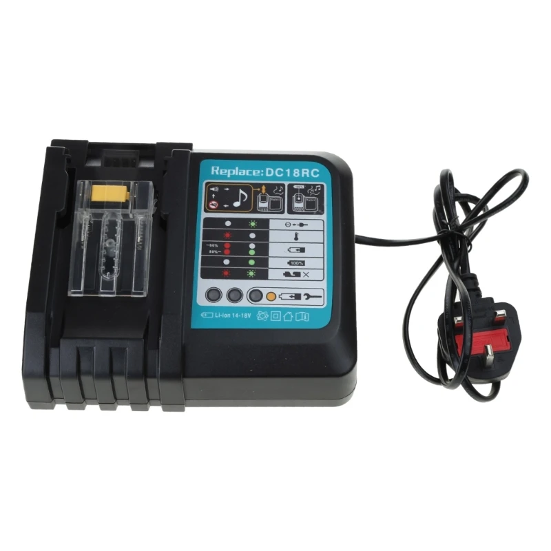 

Зарядное устройство для литий-ионных аккумуляторов 18 в 14,4 В BL1860 BL1850 3A