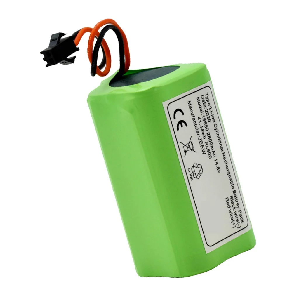 

14.8V 2800mAh Li-ion Battery for Conga Excellence 990 Ecovacs Deebot N79 N79S DN622, Eufy Robovac 11 11S 12 15C 15S