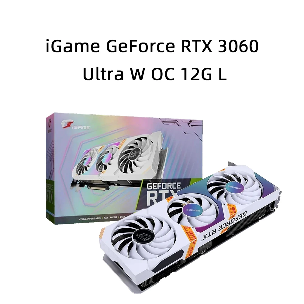 Colorful GeForce RTX 3060 3070 3080 3060Ti GTX 1660 Graphics Card 6G 8G 10G 12G GDDR6 GDDR6X 192/256/320Bit Gaming Cup