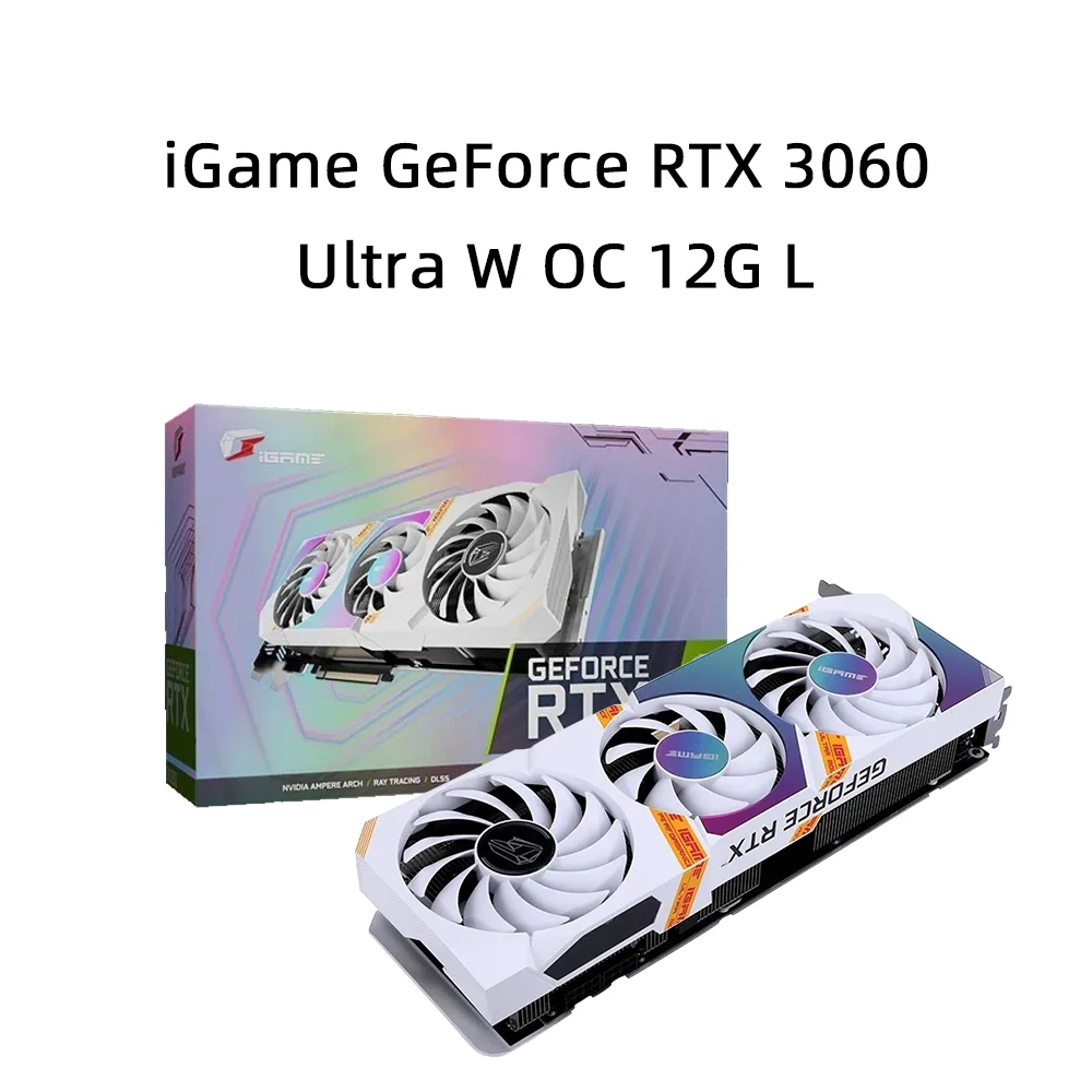  Видеокарта Colorful iGame GeForce RTX 3060 3070 3060 Ti 3070 Ti OC 8 Гб GDDR6X 12 Гб, игровая видеокарта LHR, новая видеокарта