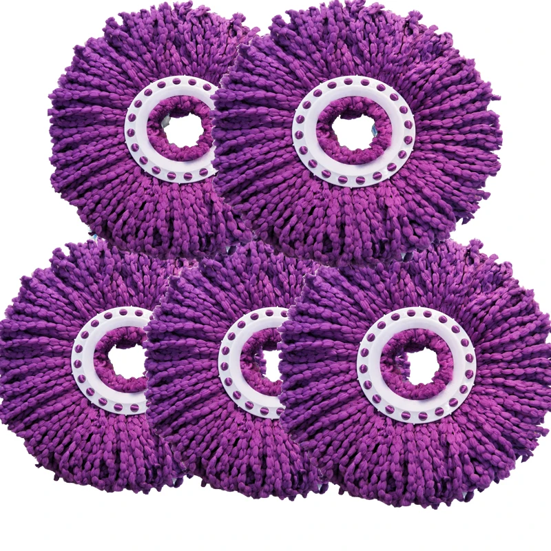 

For Squeeze Mop Round Replacement Cloth Head Rag Pad Kitchen and Home Towel Thicken Cleaner Mopa Cleaning Floor Wiper Spray Wash