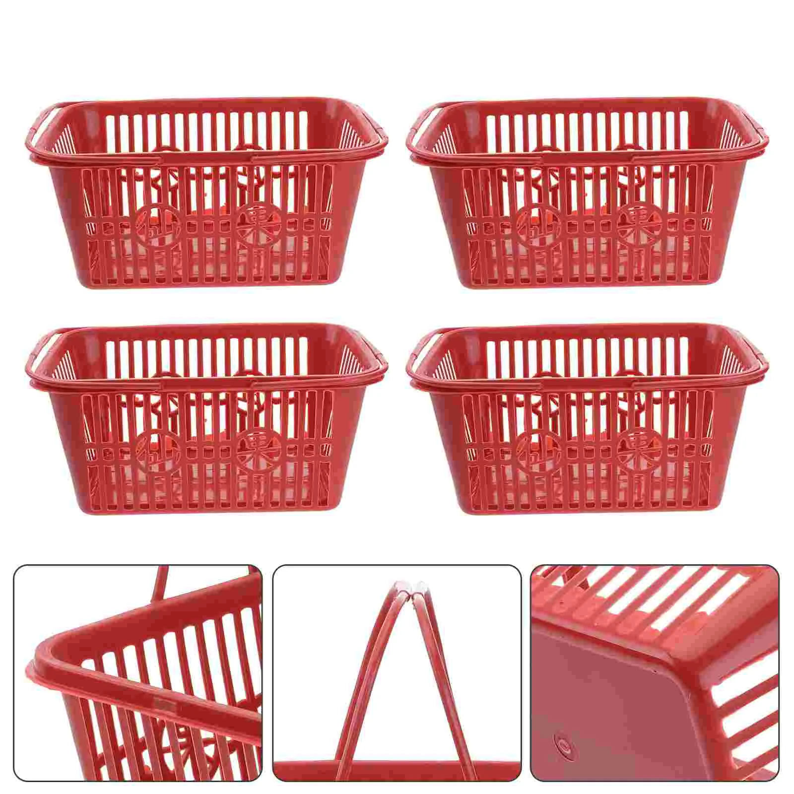 

8 Pcs Fruit Picking Basket Practical Snack Container Strawberry Cherry Plastic Home Storage Child Baskets