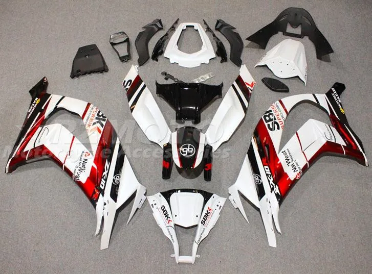 

Стильные новые комплекты обтекателей из АБС-пластика, подходят для Kawasaki Ninja ZX-10R 2011 2012 2013 2014 2015 11 12 13 14 15, комплект кузова красного и белого цве...