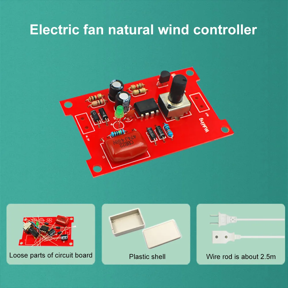 

AC 220V Fan Temperature Control Speed Controller Governor Regulator for PC Computer CPU Fan Cooler Module Board With Wire
