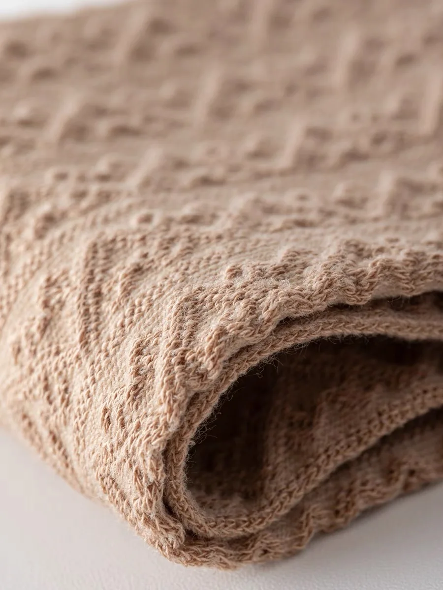 Весенне-осенние женские винтажные вязаные леггинсы Mori Girls Waves Jacquard 200D в японском