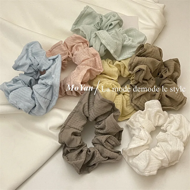 

Japanese Style Fresh Hair Band Elegant Large Intestine Ring Simple Bun Headband Intestine Headband Hair Band Female