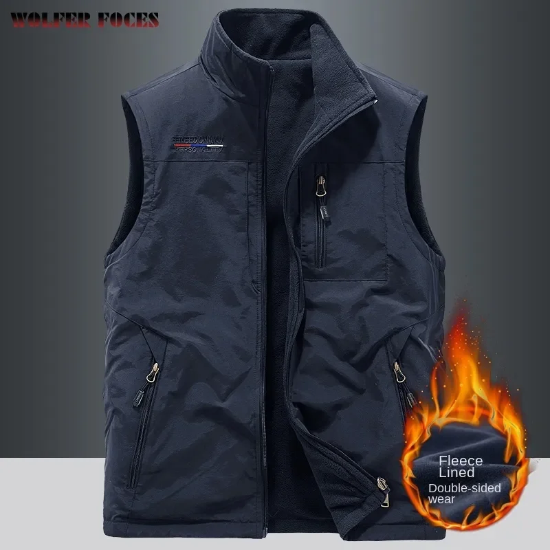 

Outdoors Gilet Men Casual Heated Vest Man Body Warmer Hiking Clothing Luxury Thermal Fashion Men's Heating Winter Coat Plus Size