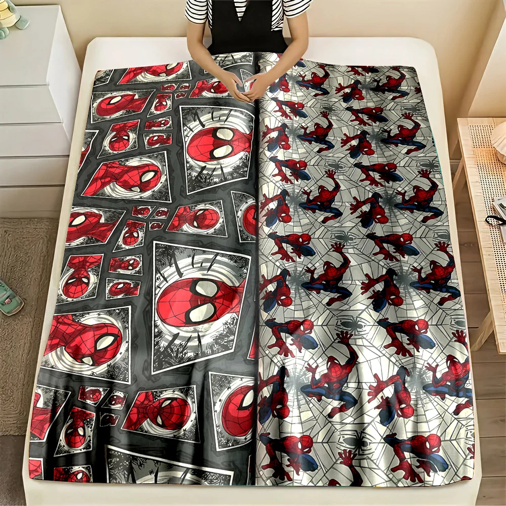Фланелевое Одеяло Marvel-Мстители Человек-паук фигурки домашний диван одеяло для