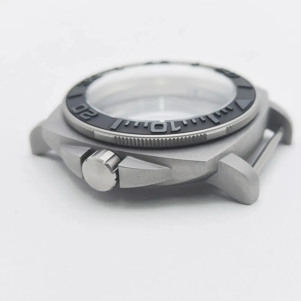 Фото Корпус для часов 40 мм, квадратный, в стиле SKX007, с сапфировым стеклом, подходит для механизмов NH35 и NH36, циферблат 28,5 мм, водонепроницаемый, из нержавеющей стали, мод для часов. №2