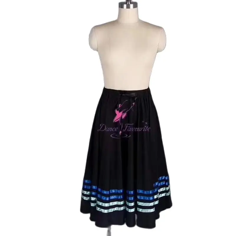 Adult Character Dance Skirts 4 color Ribbons Children for Kids Nylon Teacher's Ankle Length | Тематическая одежда и