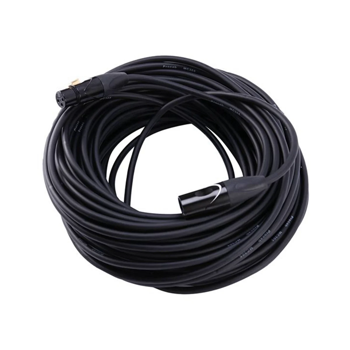 

3 Pin XLR Male to Female Microphone Extension Cable Audio Extension Cable Black Microphone 10Meters