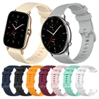 Спортивный силиконовый ремешок для Amazfit GTR2 GTS2 силиконовый быстросъемный сменный аксессуар для Amazfit GTR2 GTR2 Stratos 23