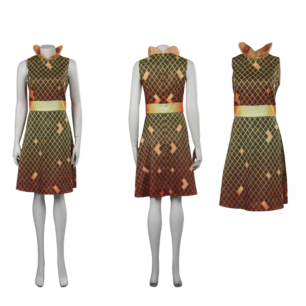 

Elemental Ember Cosplay Costume For Adult Women Girls Dress Outfits Halloween Carnival Party Disguise Role Playing Suit