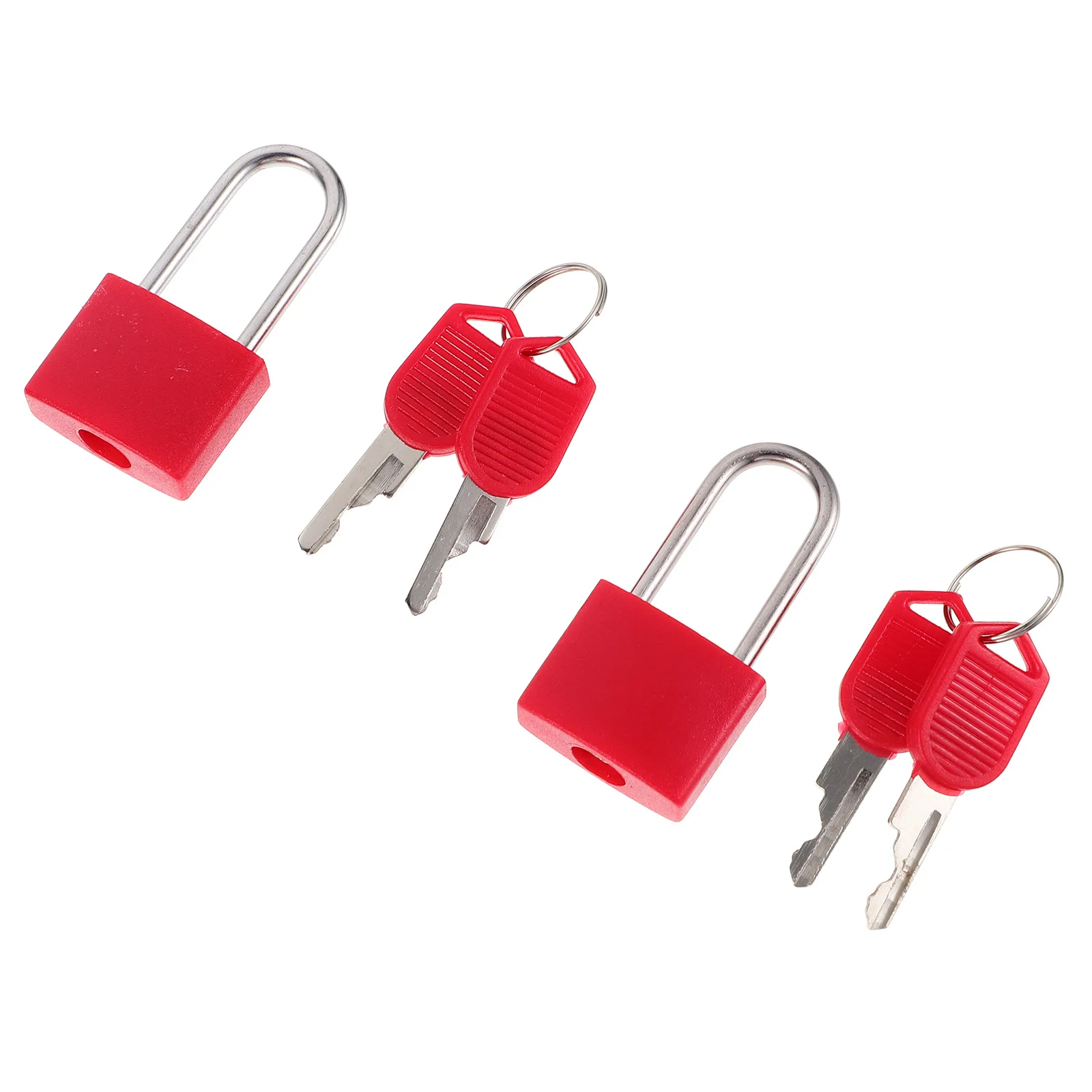 

2 Sets of Padlock with Keys Wooden Box Padlock Treasure Locks with Keys