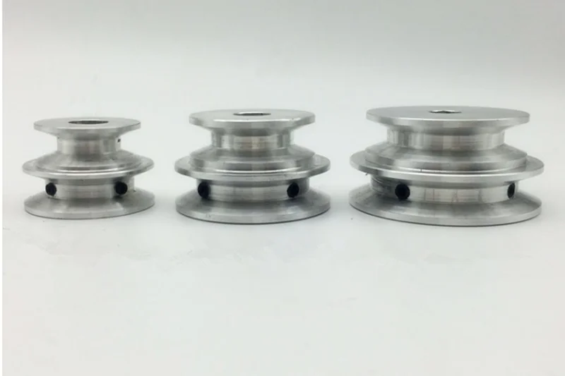 

8mm-12mm Bore V-groove 2 Step Pulley for Motor Shaft Drive Select Size[CAPT2011]
