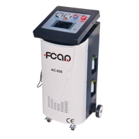 fcar ac 020 auto car refrigerant recovery machine portable air conditioning ac service station with cleaning system