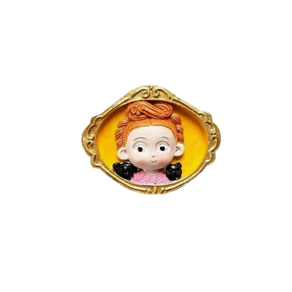 Новые Мультяшные милые картины всемирно известных живописей из смолы