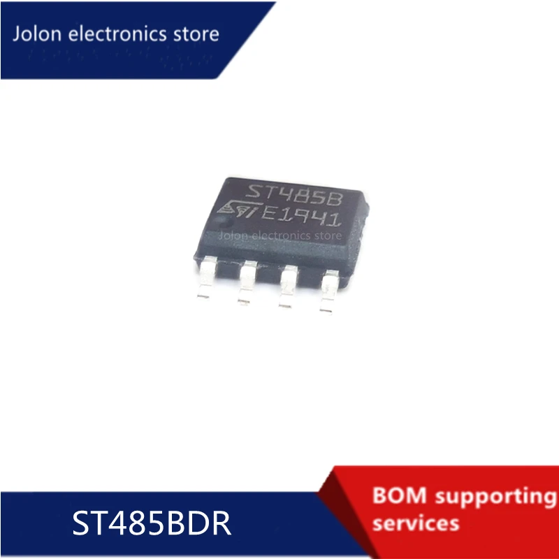 

Новый оригинальный ST485BDR ST485B SMD SOP-8, линейный трансивер с низким энергопотреблением, IC-чип