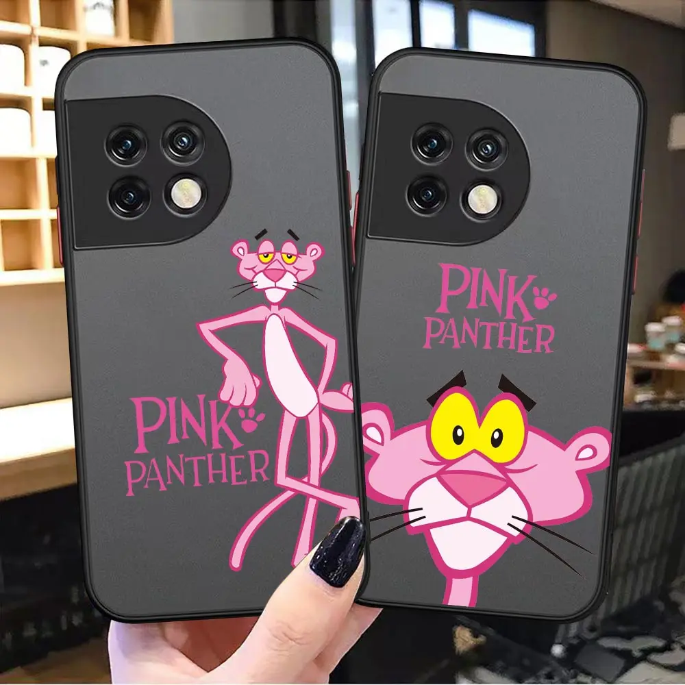 

Disney Funny Pink Panther Anime Cartoon Matte For OnePlus 10 Case For OnePlus 10 9 8T 8 7T 7 6T 6 5T 5 Nord N100 N10 CE2 CE 2 5G